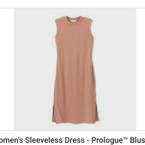 Target sleeveless dress xl blush